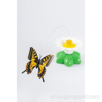 Brinquedo de gato elétrico com borboleta flutuante